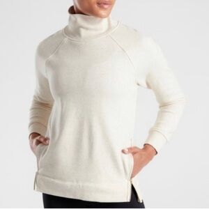 Athleta Cozy Karma Size Zip Funnel Neck‎ Sweater Size XS